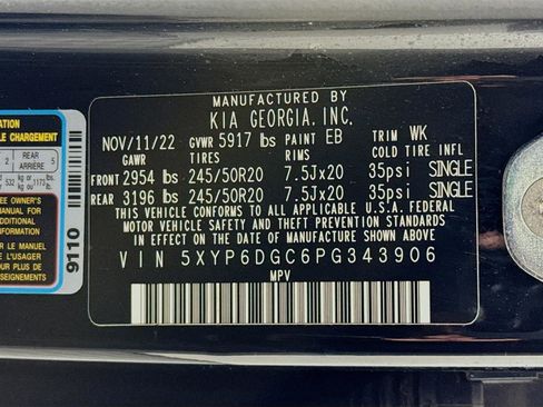 Used 2023 Kia Telluride S w/ S Sunroof Package image 34