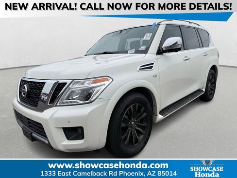 Used 2019 Nissan Armada Platinum w/ Captain's Chairs Package image 1