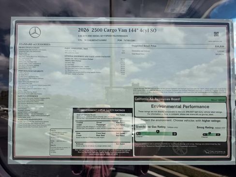 New 2026 Mercedes-Benz Sprinter 144 Cargo image 4