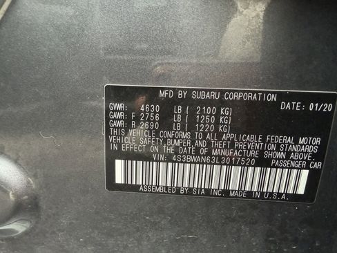Used 2020 Subaru Legacy Limited AWD/4WD image 25