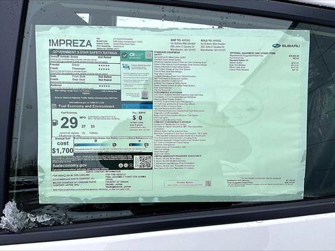 New 2026 Subaru Impreza 2.0i Sport image 18