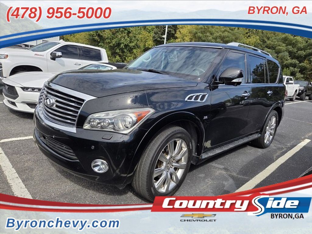 Used 2014 INFINITI QX80 4WD w/ Deluxe Touring Package image 1