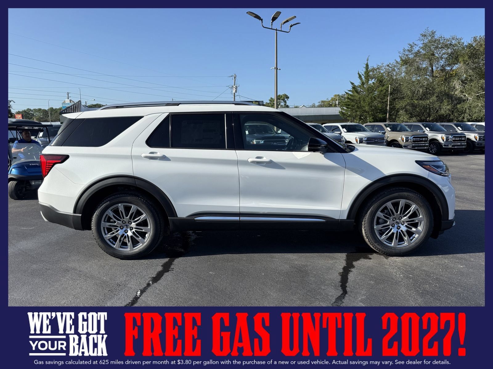 New 2027 Ford Explorer Platinum RWD image 3