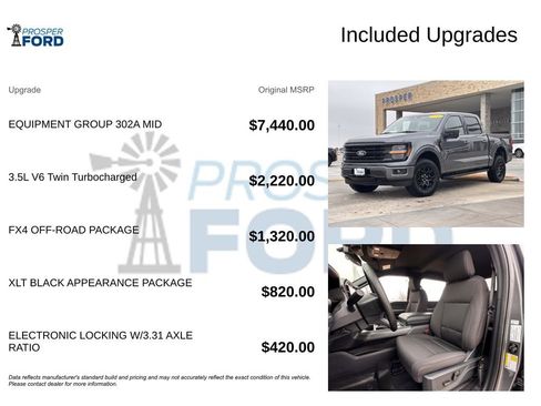 New 2025 Ford F150 XLT w/ Equipment Group 302A MID image 36