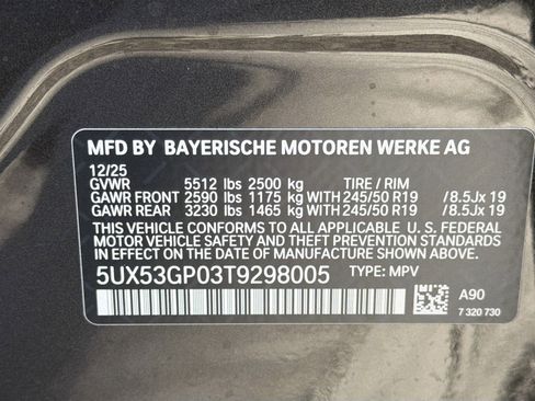 New 2026 BMW X3 xDrive30 w/ Convenience Package image 41