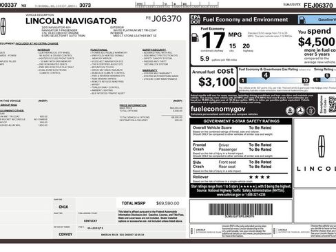 Used 2015 Lincoln Navigator 4WD image 44