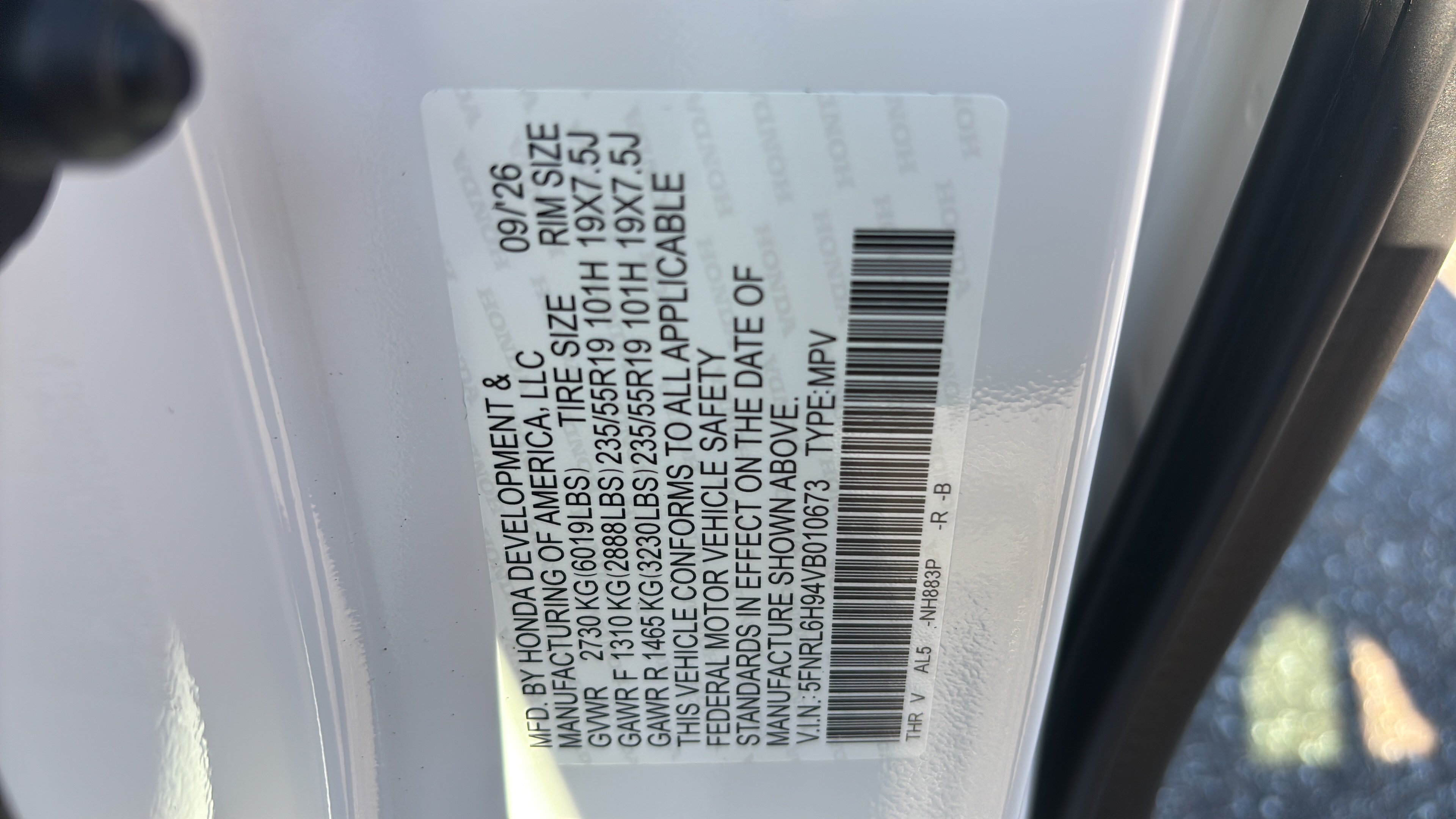 New 2027 Honda Odyssey Elite image 17