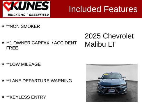 Used 2025 Chevrolet Malibu LT FWD image 3