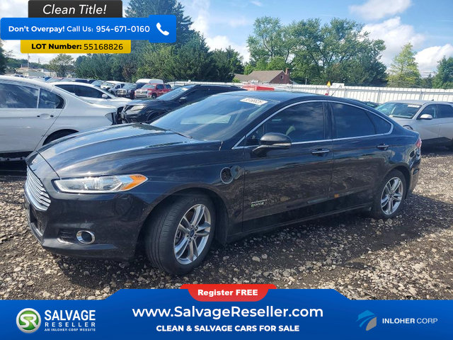 Used 2016 Ford Fusion Energi Titanium w/ Driver Assist Package FWD image 1
