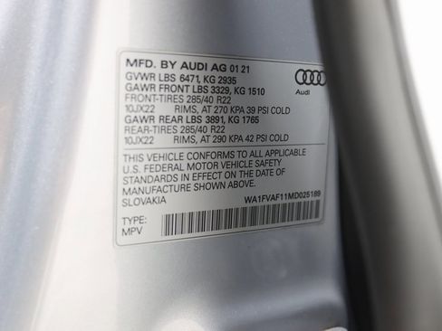 Used 2021 Audi Q8 Prestige w/ Prestige Package image 44