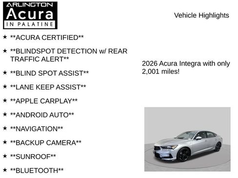 Used 2026 Acura Integra A-Spec FWD image 7
