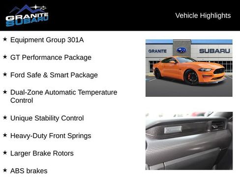 Used 2021 Ford Mustang GT w/ GT Performance Package RWD image 2