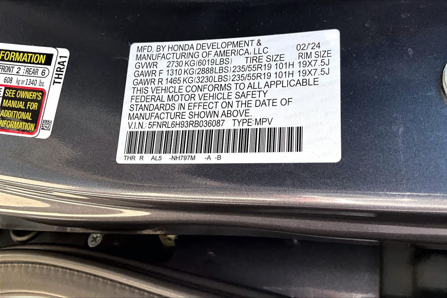 Used 2024 Honda Odyssey Elite image 34