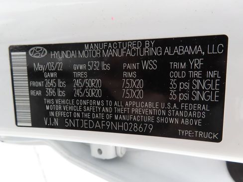 Used 2022 Hyundai Santa Cruz Limited AWD/4WD image 30