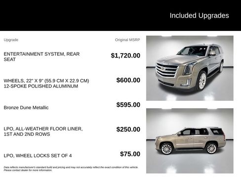 Used 2017 Cadillac Escalade Luxury AWD/4WD image 7
