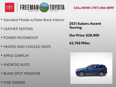 Used 2021 Subaru Ascent Touring image 5