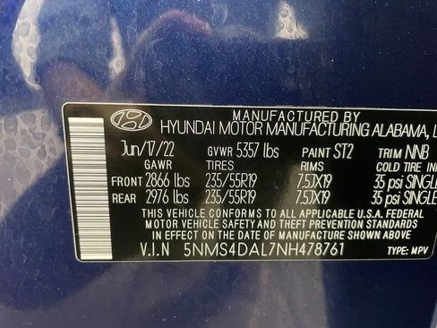 Used 2022 Hyundai Santa Fe Limited AWD/4WD image 30