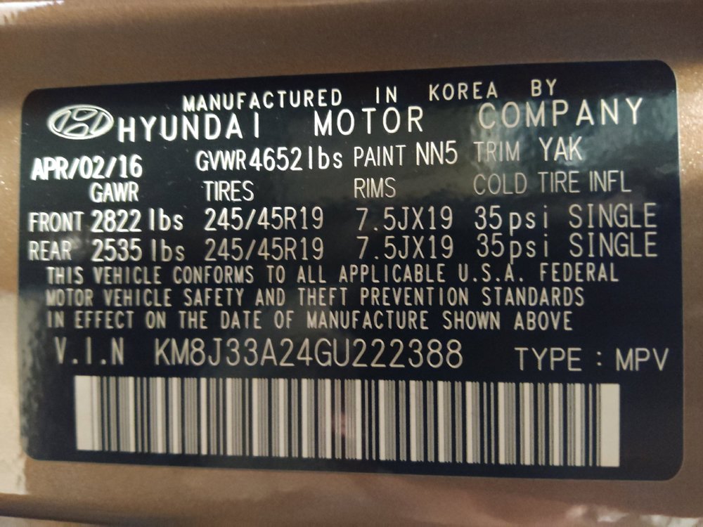 Used 2016 Hyundai Tucson Limited FWD image 33