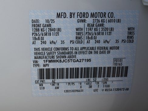 New 2026 Ford Explorer Tremor w/ Tremor Ultimate Package image 28