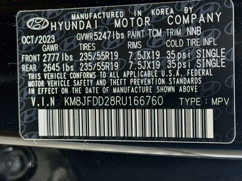 Used 2024 Hyundai Tucson Limited AWD/4WD image 17