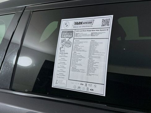 Used 2024 Land Rover Range Rover Velar Dynamic SE image 12