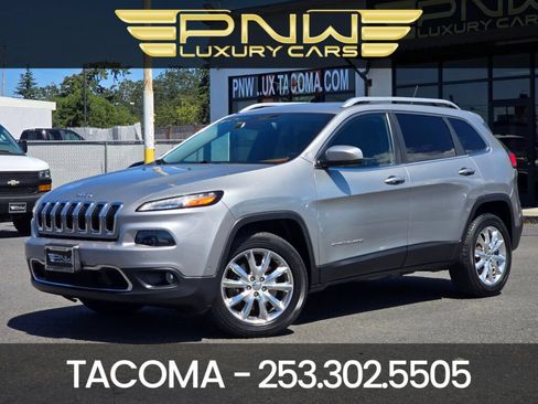 Used 2015 Jeep Cherokee Limited w/ Technology Group AWD/4WD image 1
