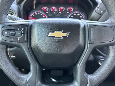 Used 2024 Chevrolet Silverado 1500 Custom w/ Turbomax Blackout Package AWD/4WD image 9