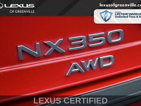 Certified 2024 Lexus NX 350 AWD w/ Vision Package image 9
