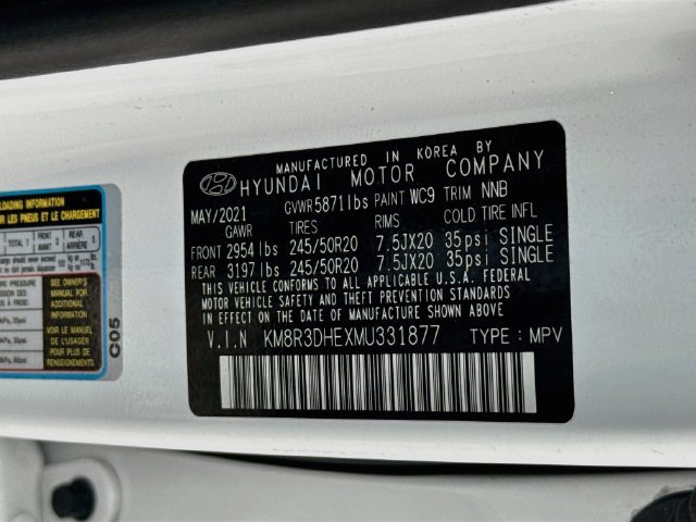 Used 2021 Hyundai Palisade SEL w/ Convenience Package AWD/4WD image 38