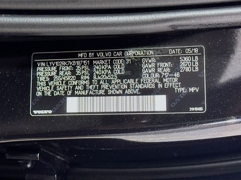 Used 2019 Volvo XC60 T5 Momentum w/ Multimedia Package AWD/4WD image 31