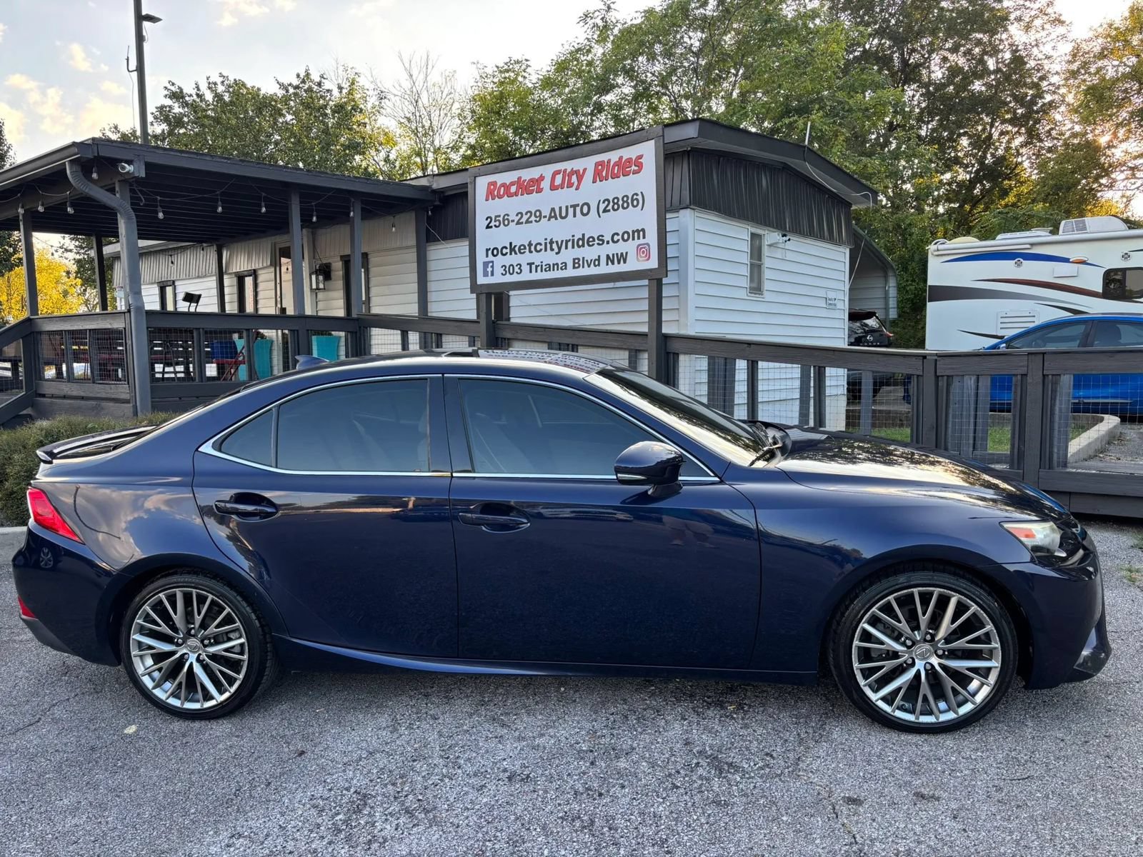 Used 2014 Lexus IS 250 w/ Luxury Package w/Brown Wood RWD image 2