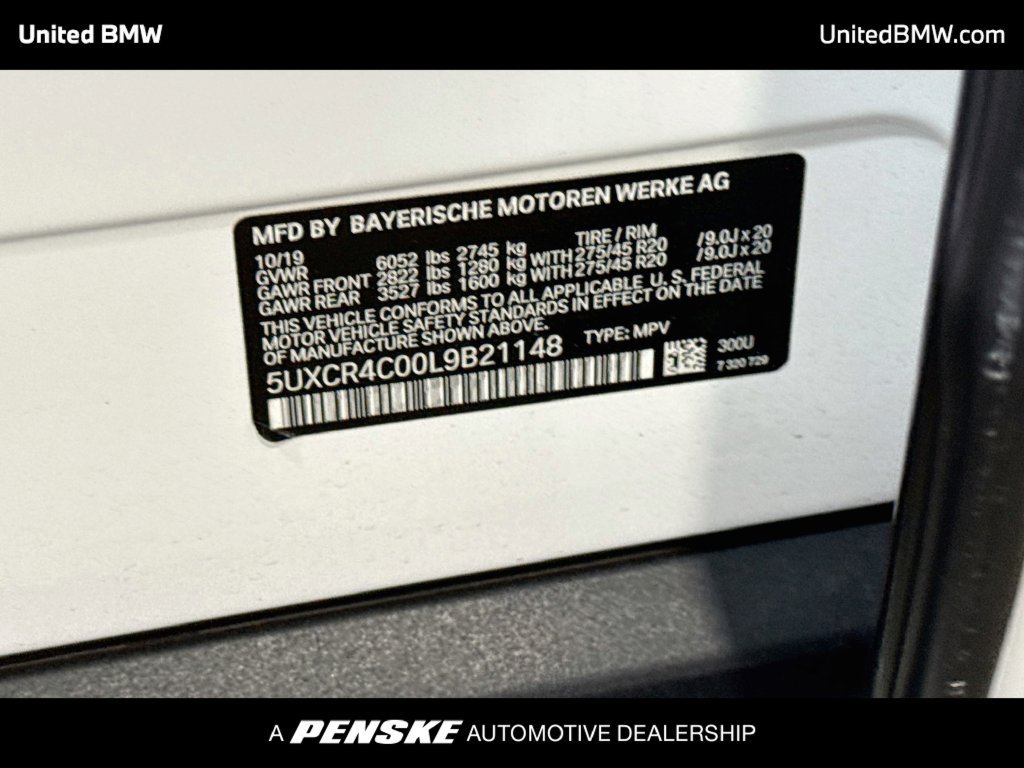 Used 2020 BMW X5 sDrive40i w/ Convenience Package RWD image 22