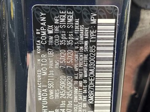 Used 2021 Hyundai Palisade Calligraphy w/ Cargo Package AWD/4WD image 20
