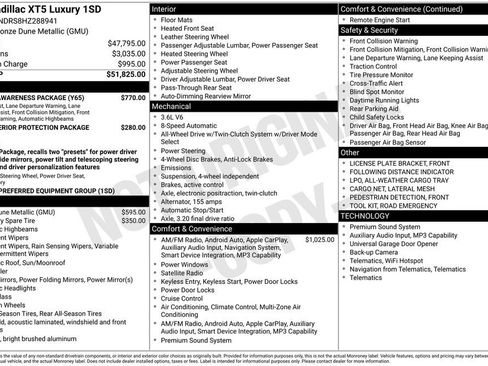 Used 2017 Cadillac XT5 Luxury w/ Driver Awareness Package image 3