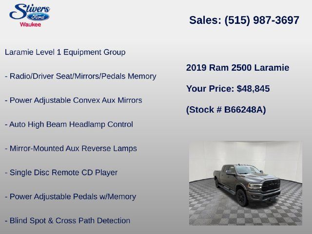 Used 2019 RAM 2500 Laramie w/ Night Edition AWD/4WD image 16