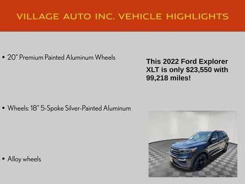 Used 2022 Ford Explorer XLT w/ Equipment Group 202A AWD/4WD image 28