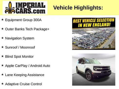 Used 2025 Ford Bronco Sport Outer Banks w/ Outer Banks Tech Package+ AWD/4WD image 3