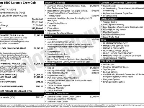 Used 2026 RAM 1500 Laramie w/ Advanced Safety Group II AWD/4WD image 38