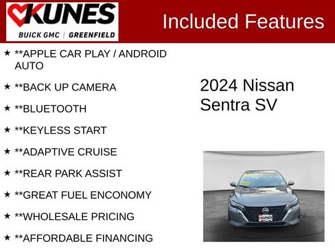 Used 2024 Nissan Sentra SV FWD image 2