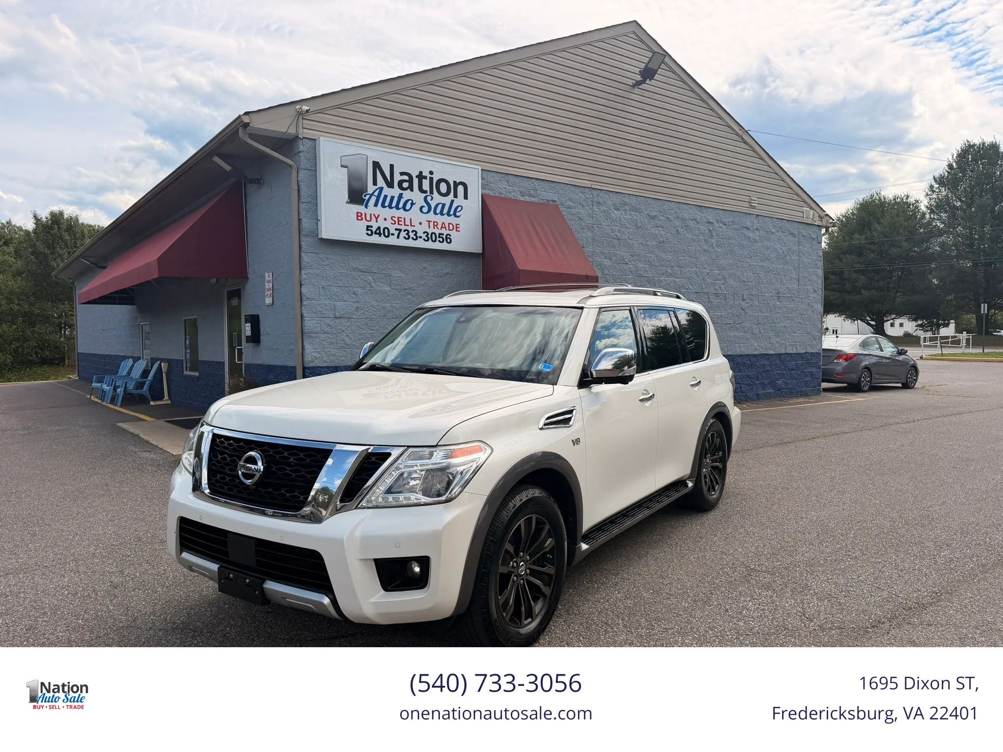 Used 2017 Nissan Armada Platinum w/ Captain Seat Package AWD/4WD image 1