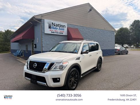 Used 2017 Nissan Armada Platinum w/ Captain Seat Package AWD/4WD image 1