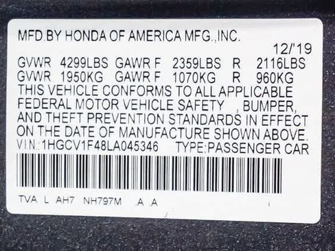 Used 2020 Honda Accord EX image 29