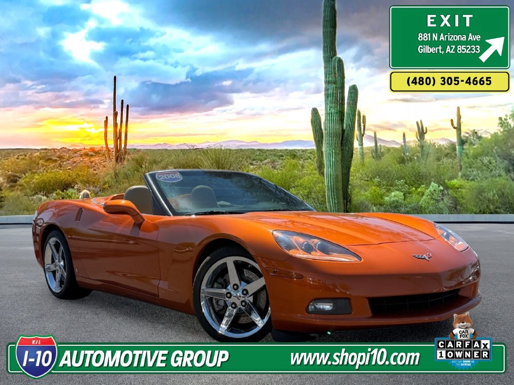 Used 2008 Chevrolet Corvette Convertible w/ Preferred Equipment Group RWD image 1