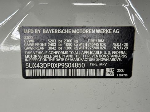 Certified 2023 BMW X3 sDrive30i w/ M Sport Package RWD image 23