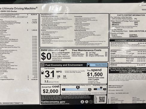 New 2026 BMW 330i Sedan w/ Premium Package RWD image 31