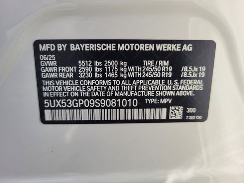 Used 2025 BMW X3 xDrive30i w/ Convenience Package image 19