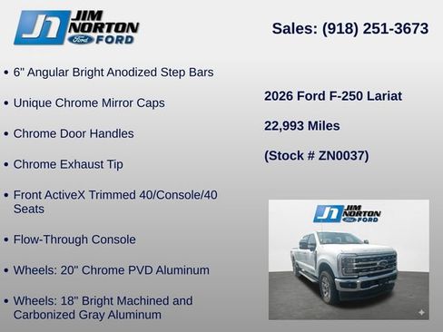Used 2026 Ford F250 Lariat w/ Chrome Package AWD/4WD image 16