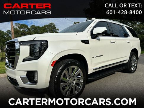 Used 2022 GMC Yukon SLT w/ SLT Premium Package RWD image 1