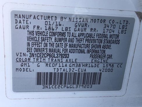 Used 2016 Nissan Versa Note SV image 45