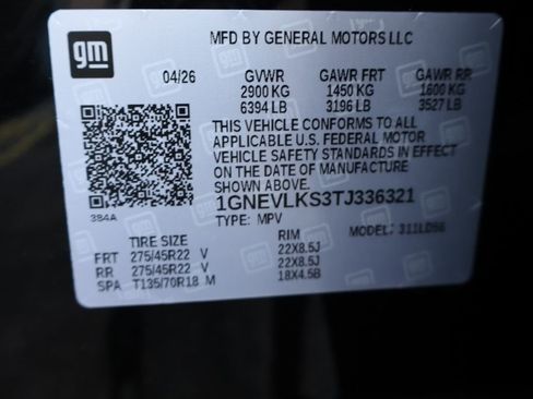 New 2026 Chevrolet Traverse RS AWD/4WD image 59